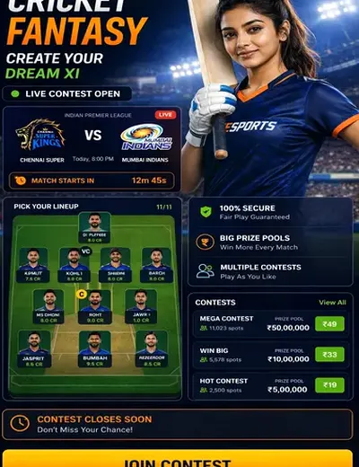 Cricketpredictiontoday (cricket prediction today) fantasy cricket & matchday visual 3